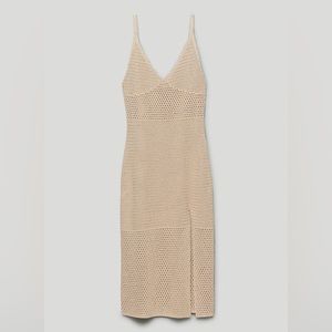 Aritzia Wilfred Evie Dress Oyster 2XS